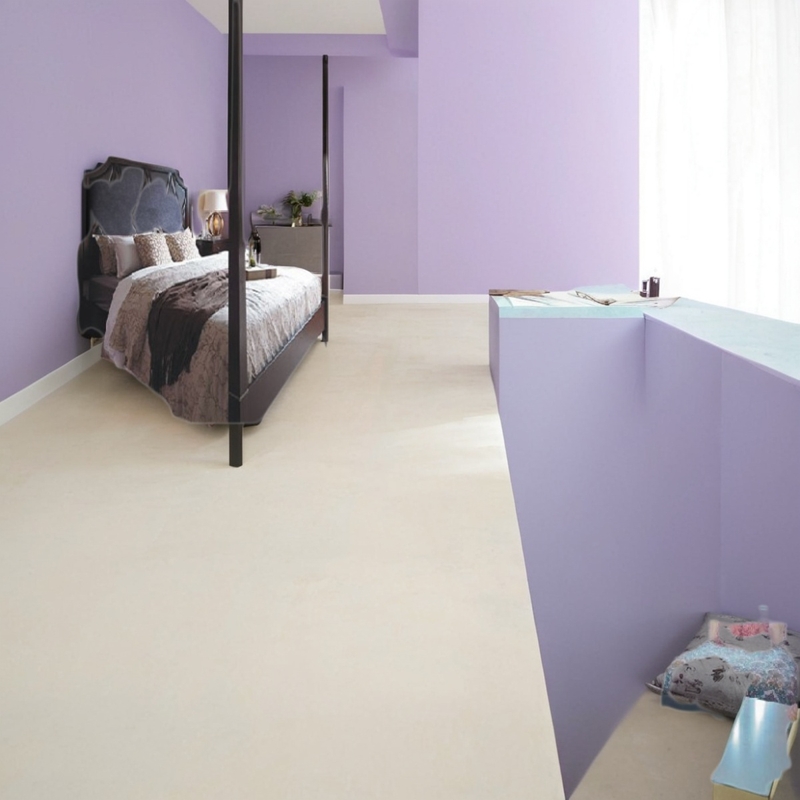 紫色小桶电视背景墙彩色涂料油漆卧室自刷墙面乳胶漆室内家用新品