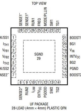全新原装正品  LTC3869EUF  LTC3869IUF  LTC3869 3869 QFN28现货