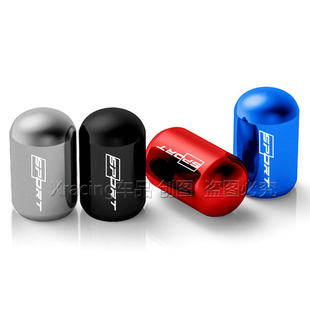 汽车sport高性能改装 轮胎防尘冒通用 气门嘴帽气门芯盖铝合金个性