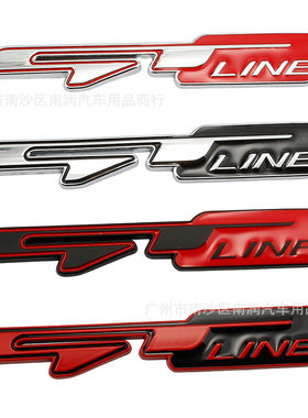 适用于现代起亚GT LINE车标金属GTline领动智跑KX5K3K4K5斯汀格
