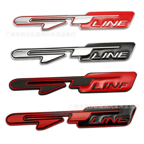 适用于现代起亚GT LINE车标金属GTline领动智跑KX5K3K4K5斯汀格