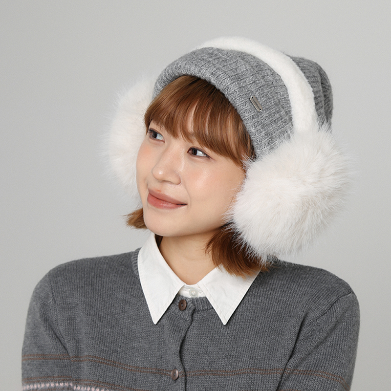 CHASELUCK长乐白色毛绒保暖耳罩