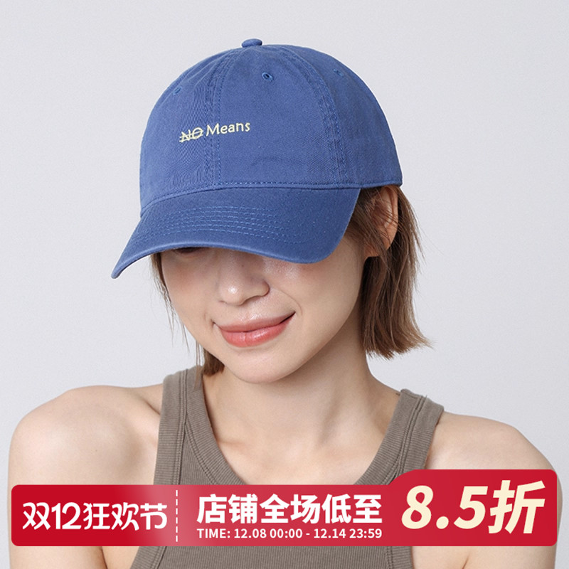 美式高品质蓝色字母刺绣棒球帽