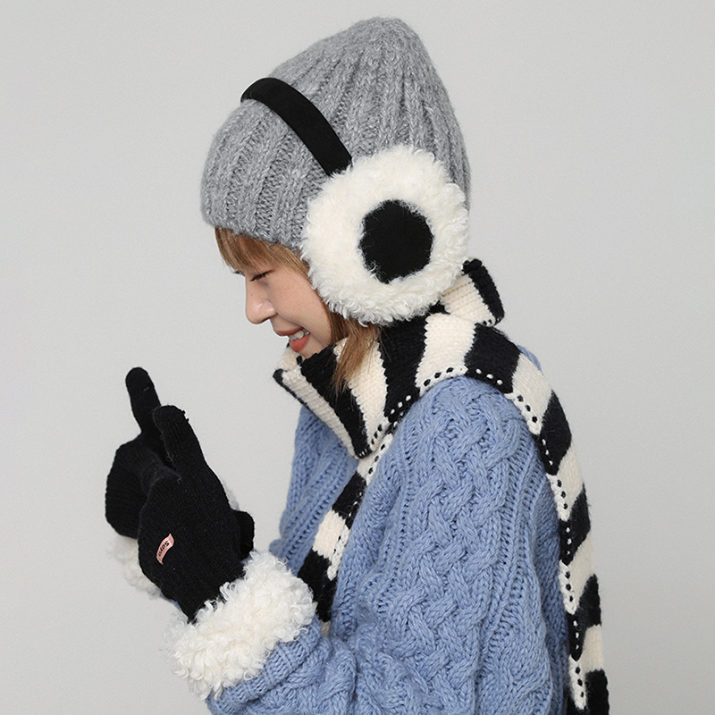 冬季毛绒耳罩护耳朵保暖防冻防寒