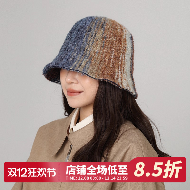 CHASELUCK长乐彩色针织渔夫帽