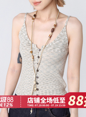 新款串珠项链装饰腰链腰绳女百搭