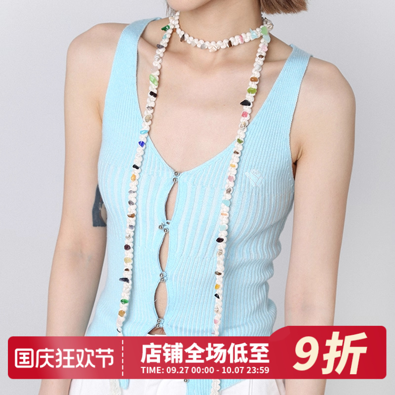 新款腰链彩色腰绳长款项链女颈饰