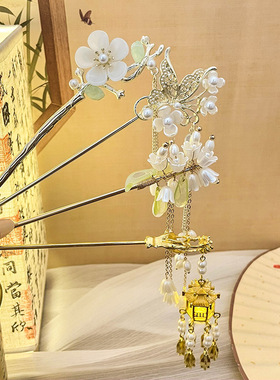 芒果店mg饰品汉服步摇马面裙发钗盘发钗子头饰
