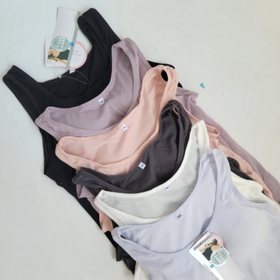 日单速干简便罩杯女背心FiT-BraTop运动打底家居夏季女内衣