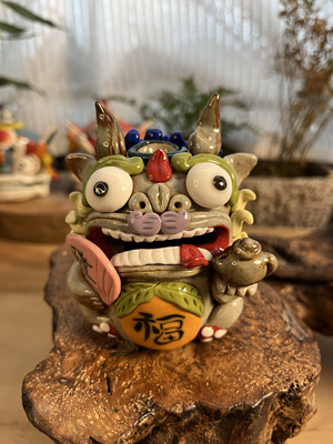 辰雪景德镇纯手工陶瓷貔貅茶宠香炉摆件线香倒流香插开业创意礼品