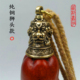 铜狮子头款 塞子 酒葫芦大尺寸配件天然环保开口牛角金属塞子镶口
