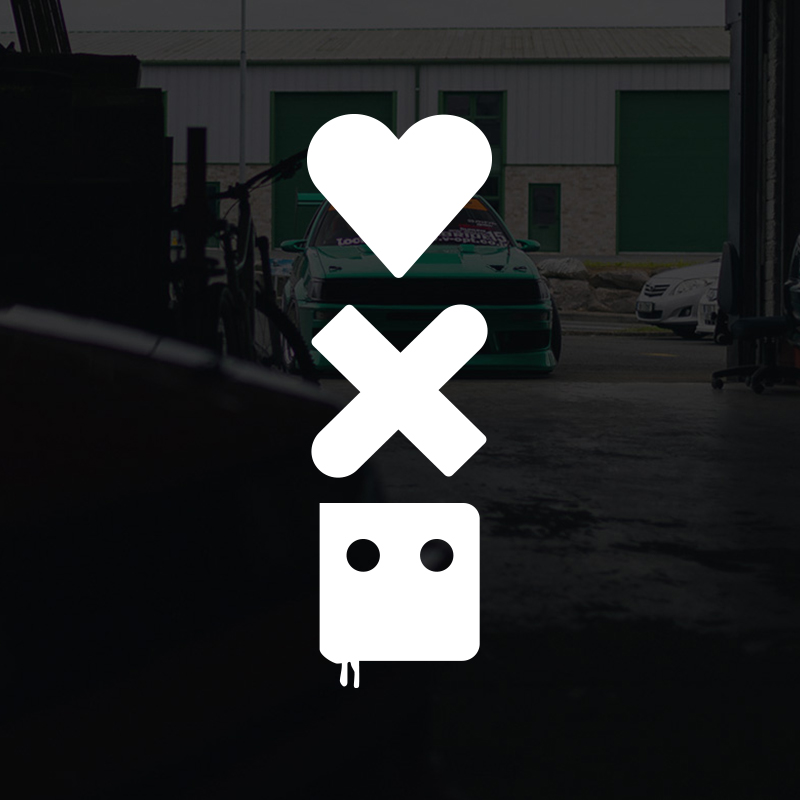 爱死机个性创意JDM汽车贴纸防水车身摩托车装饰贴纸头盔电脑机箱