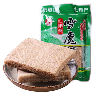 峨眉山雪魔芋四川乐山特产旅游伴手礼盒雪冻魔芋海绵豆腐袋装100g