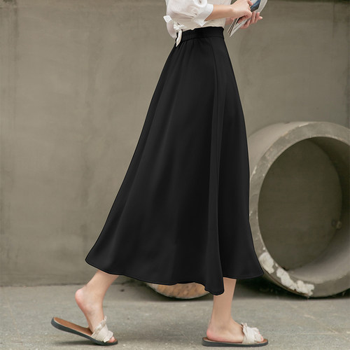 西装半身裙面试a字裙中长款通勤