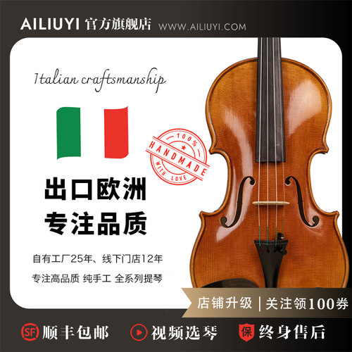 专业级小提琴爱六艺考学手工云杉