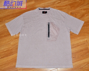 top厚实宽松带口袋拉链豆沙色T恤CK9187 23ENG 261 JORDAN