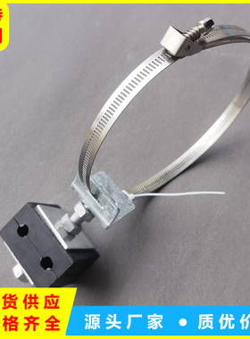 光缆引下线夹 杆用引下夹具镂空导线线夹橡胶夹块 ADSS光缆金具