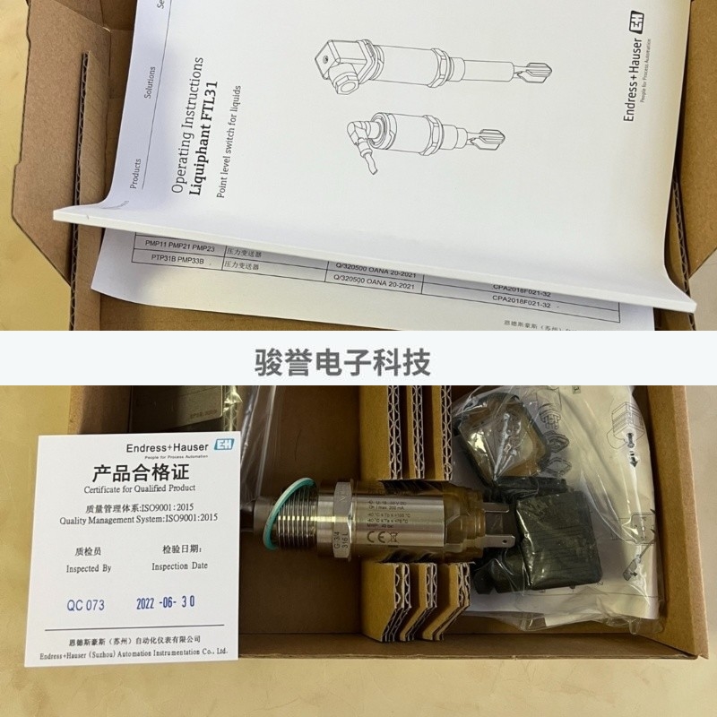 德国E+H音叉开关FTL31-AA4U2AAW5J全新FTL31-14X8/0欢迎议价全新