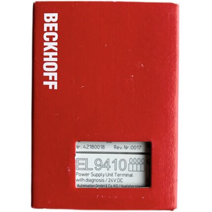BECKHOFF倍福模块EK1100 EL1008 EL2008 EL6731 EL9410 EL6751新