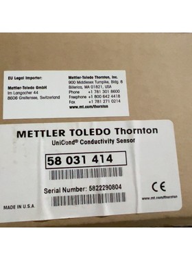 梅特勒 电导率电极传感器探头 货号58031414全新原装拍前请询价