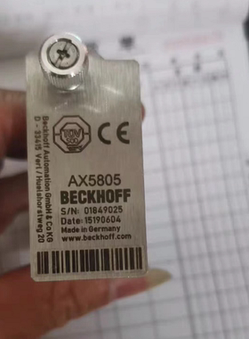 倍福AX5805 AX5106-0000 AX2526-B200 AX5203-0000 AX5106-0000