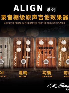 L.R.Baggs ALIGN 混响EQ均衡前级原声吉他阵列单块LR效果器