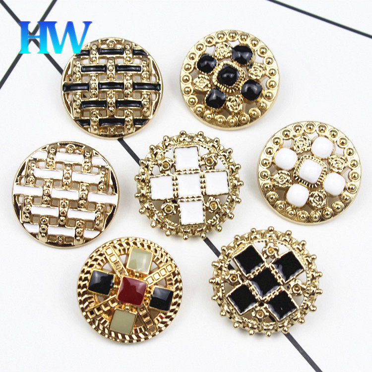 金属纽扣圆形扣子镂空黑白点油小香风女装外套西服开衫毛呢大衣扣,居家布艺,纽扣,淘宝优惠券,粉丝福利购,淘宝优惠卷