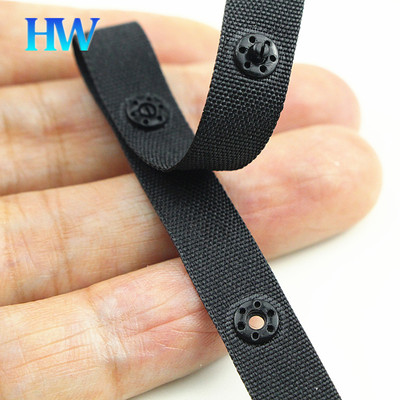 同体暗扣子母扣隐形按扣连接布带