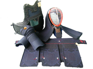 出口日本剑道护具4mm机刺面护具剑道成人儿童护具训练比赛护甲