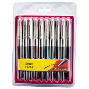 厂家直销HERO英雄钢笔616小号经典老款学生练字老式钢笔 10支装