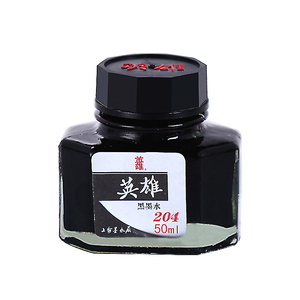 Hero/英雄彩色墨水204非碳素优质墨水高级不堵速干染料墨水60毫升