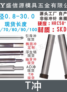 1-22 精密模具配件 HD型冲头 SDK11冲针冲头1/1.5