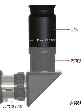 Datyson望远镜配件1.25英寸PL40mm天文目镜5P9842A蓝膜