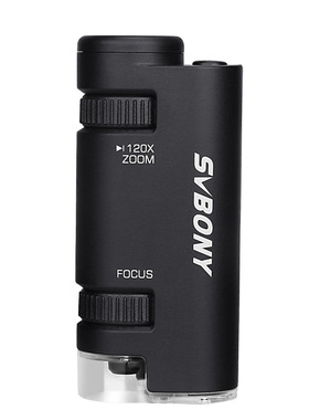 SVBONY SV603黑色便携手持式显微镜 60-120倍 跨境