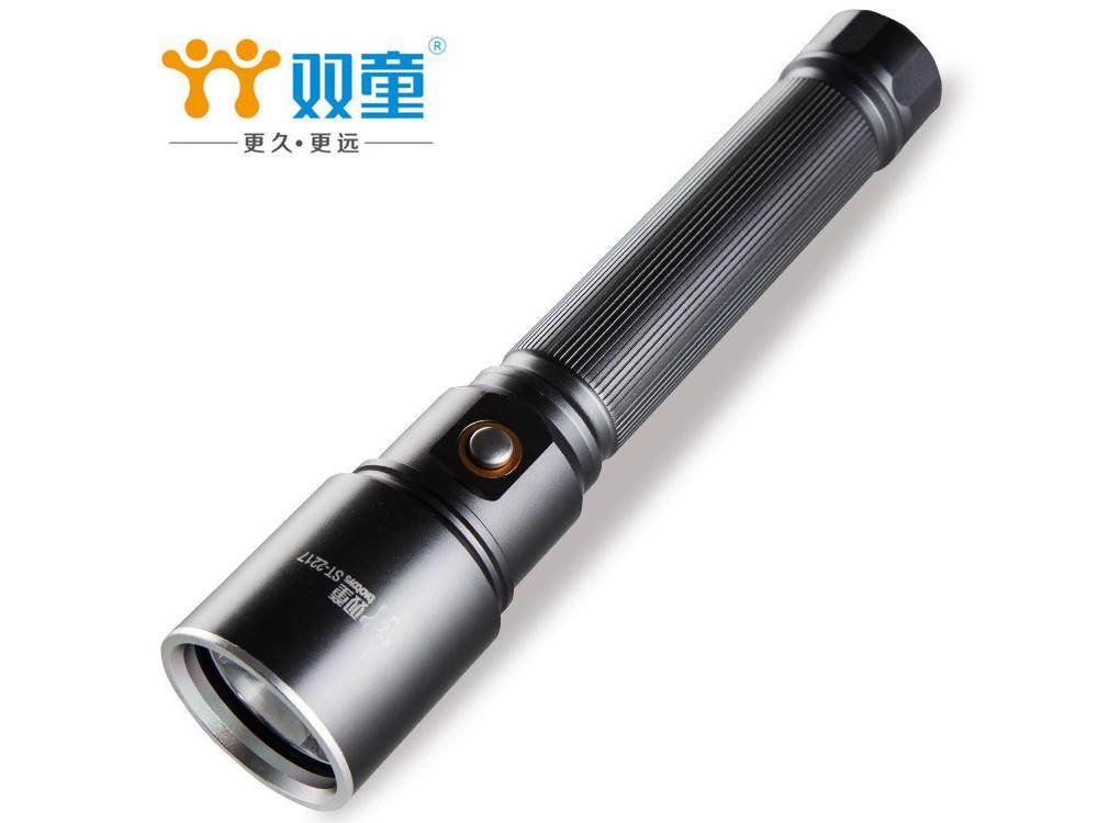 新款双童ST-2217手电筒强光充电远射800米户外15w安防巡逻防水图片