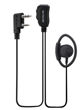 RETEVIS EEK012 K头双针D型耳挂 可调轮廓 大音量