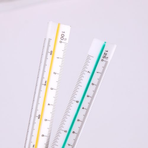 15cm三棱比例尺三角多功能设计