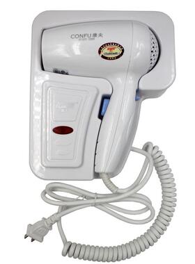 康夫3073壁挂式电吹风机浴室吹风筒 酒店宾馆适用1200W