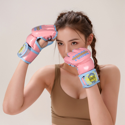 成人女士MMA拳套分指UFC搏击训练