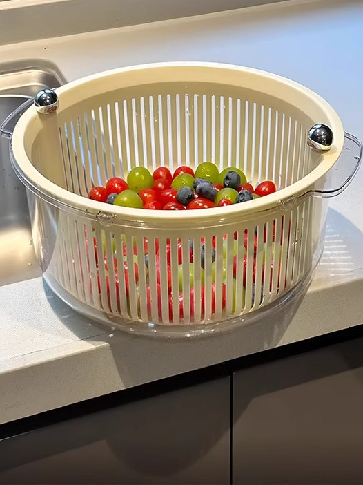 水槽盆排水篮水果篮新的客厅家用水果盘厨房排水菜篮排水篮