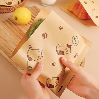 三明治包装纸食品级防油盒