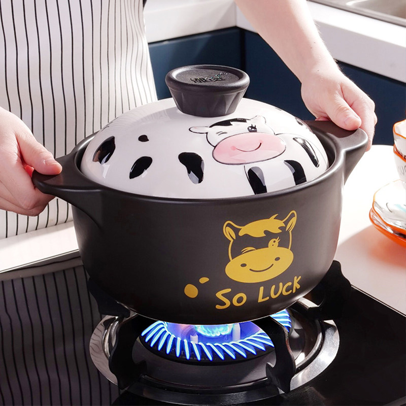 砂锅炖锅陶瓷煲汤锅家用3D浮雕萌宠好看的燃气煤气灶专用沙锅汤煲,厨房/烹饪用具,砂锅/石锅,淘宝优惠券,粉丝福利购,淘宝优惠卷
