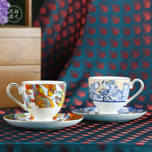 硅元瓷器高档精致新年搬家乔迁新居茶杯咖啡杯新婚礼物马腾祥瑞