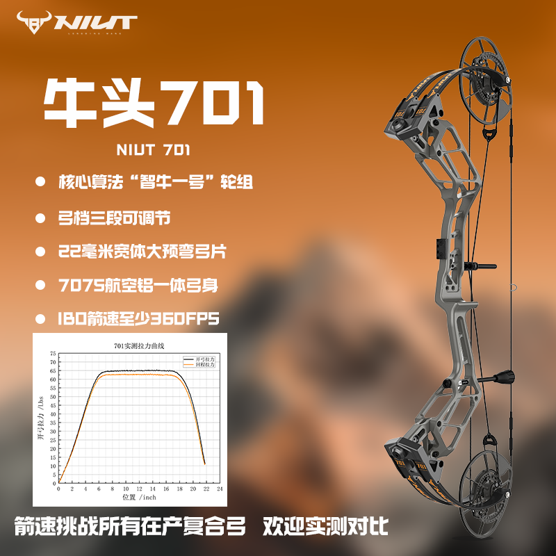 牛头701高箭速 高精度 比赛复合弓合法体育器材弓箭 私人定制产品