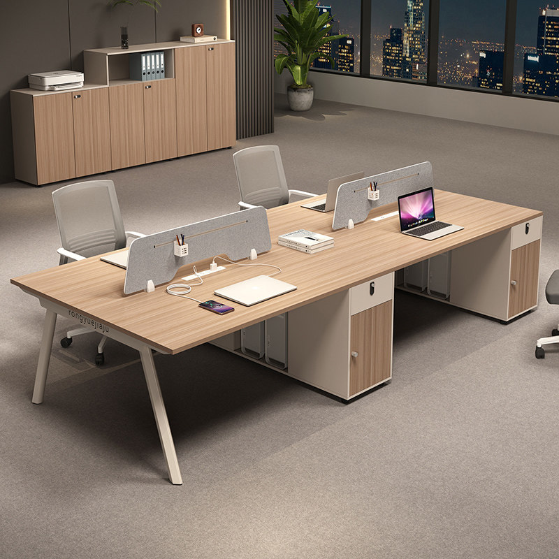 办公室职员办公桌椅组合简约现代单双四人员工位主管桌会计办公桌