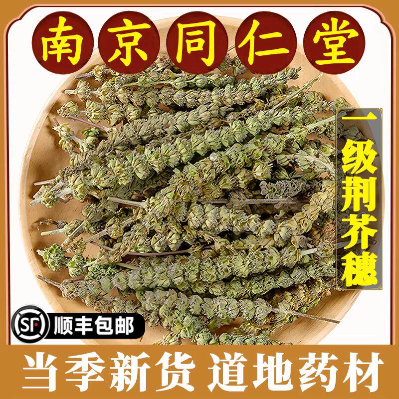 南京同仁堂正品荆芥穗中药材天然无硫带穗野生荆介荆芥线芥假苏