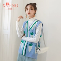 Xuân Teng áo len nữ 2019 mới tay áo thu đông bên ngoài mặc áo len lỏng Hàn Quốc - Đan Cardigan thời trang công sở nữ