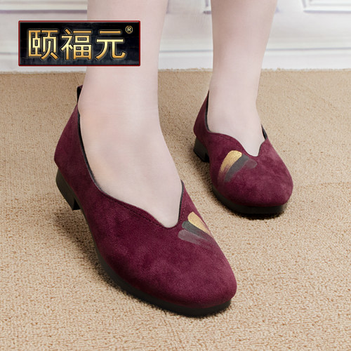 老北京布鞋女新款浅口防滑软底