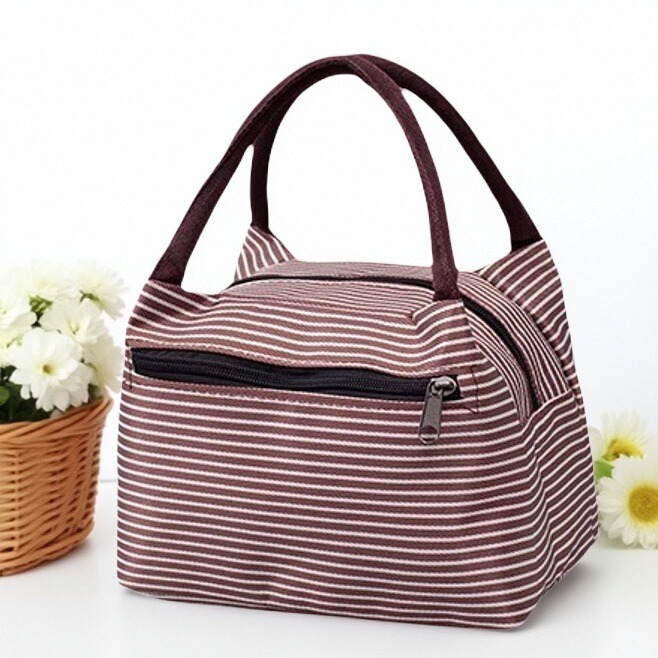 手提袋女包包防水百搭手拎包卡通化妆包妈咪袋饭盒袋便当包布艺包