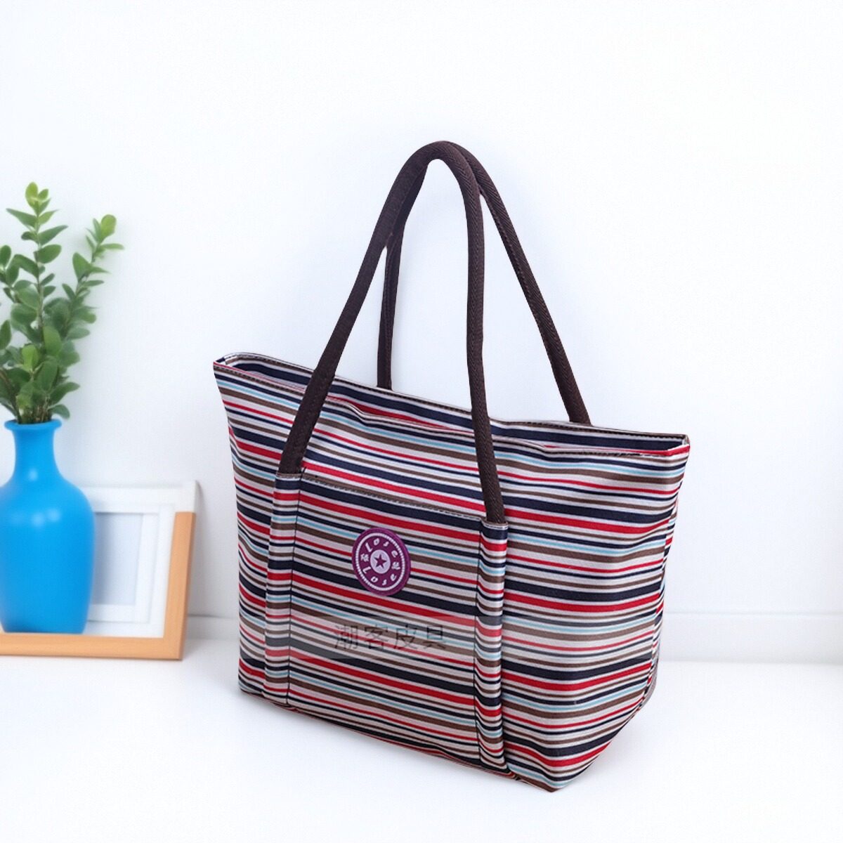 手拎袋防水加厚化妆包饭盒袋便当包妈妈包大号带饭包学生手拎包,箱包皮具/热销女包/男包,时尚帆布包,淘宝优惠券,粉丝福利购,淘宝优惠卷